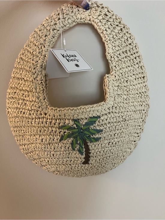 Kulani Kinis Handbags - Kulani Kinis Straw Tote - Palm Breeze Brand New with Tags